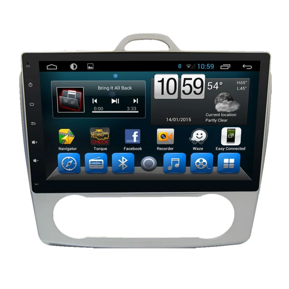 10," HD 1024*600 автомобильный dvd-плеер Android gps стерео проигрыватель для Ford Focus авто AC 2004 2005 2006 2007 2008 2009 2010 2011