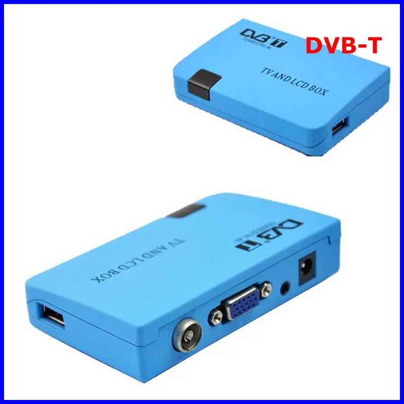 Digital TV Box LCD VGA/AV Tuner DVB T Receiverin Satellite TV Receiver from Consumer