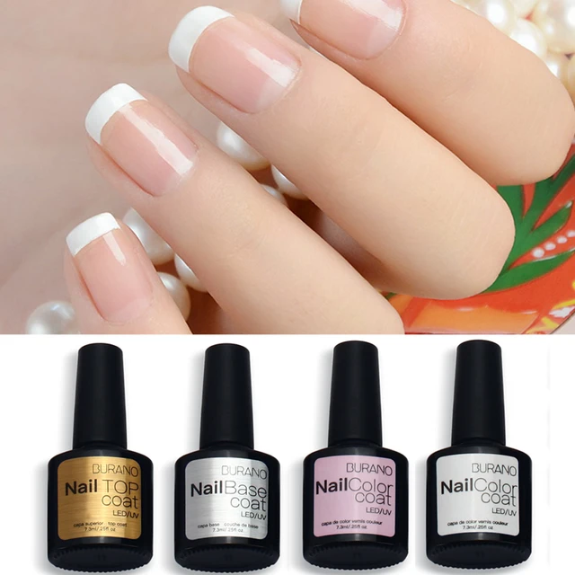 Burano 7 3ml Uv Led Soak Off Gel Nail Polish French Manicure Burano 7 3ml Uv Led Soak Off Gel Nail Polish French Manicure Set Tip Top