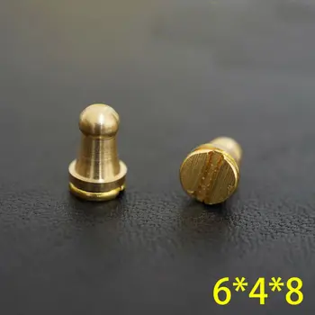 

50pc Q25 Solid Brass belt screw Chicago Screw Leathercraft Brass