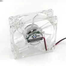 Pc computador 80mm ventilador de refrigeração, com 4ea led 8025 8cm silencioso dc 12v led luminoso chassi molex 4d tomada axial ventilador