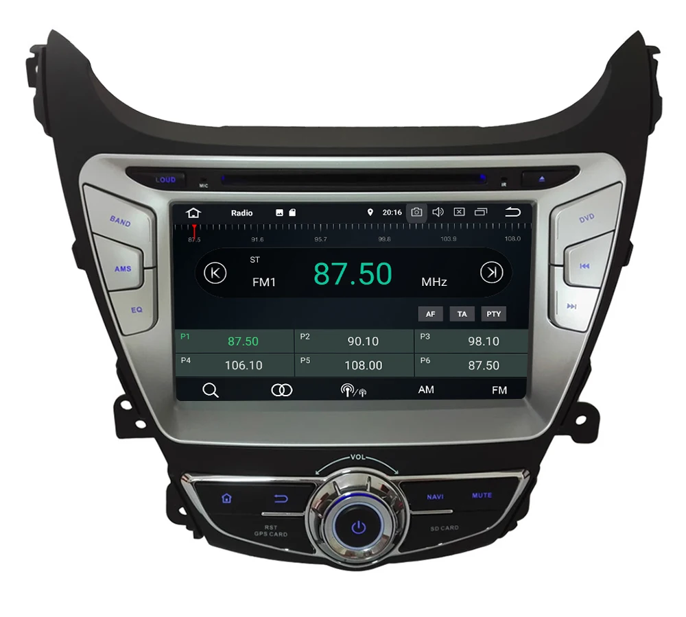 Cheap 8" Octa Core 4G Android 8.1 4GB RAM 64GB ROM RDS Car DVD Player Radio GPS Glonass Navigation For Hyundai Elantra I35 2014 2015 2