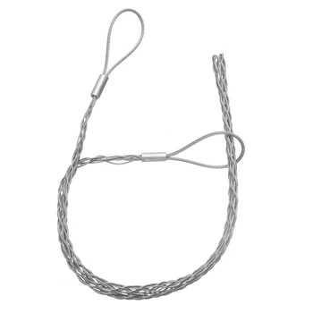 

4-50mm Galvanizing Metal Cable Socks Antislip Pipe Conduit Cable Puller For Telstra NBN Tools Wire Grips Pull Net Cover Accessor