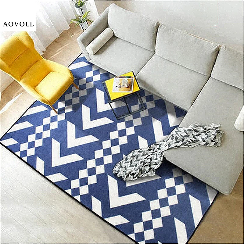 

AOVOLL 2018 New Nordic Style Carpets For Living Room Bedroom Kid Room Rugs Home Carpet Floor Door Mat Nylon Delicate Area Rug