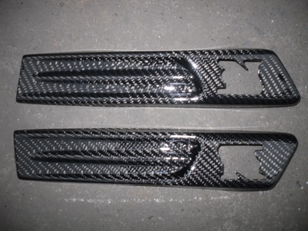 Car Styling Fit For R35 GTR Full CARBON FIBER CF FRONT FENDER EMBLEM COVER | Автомобили и мотоциклы