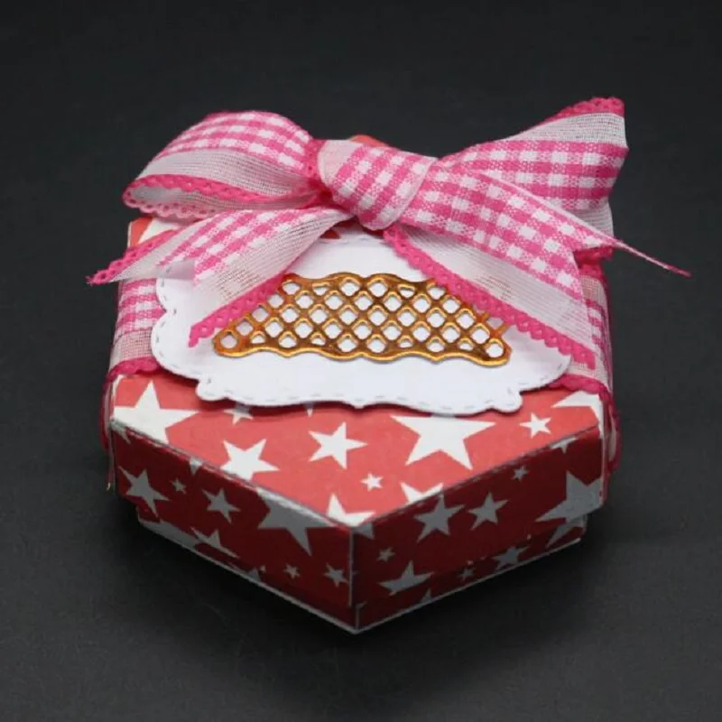 

Glita Creatif candy box wedding gift metal dies for scrapbooking paper card craft decorative birthday box DIY embossing stamps