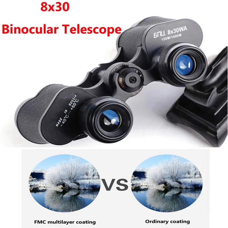 Outdoor Sports 8x30 Binocular Telescope Travelling Hunting