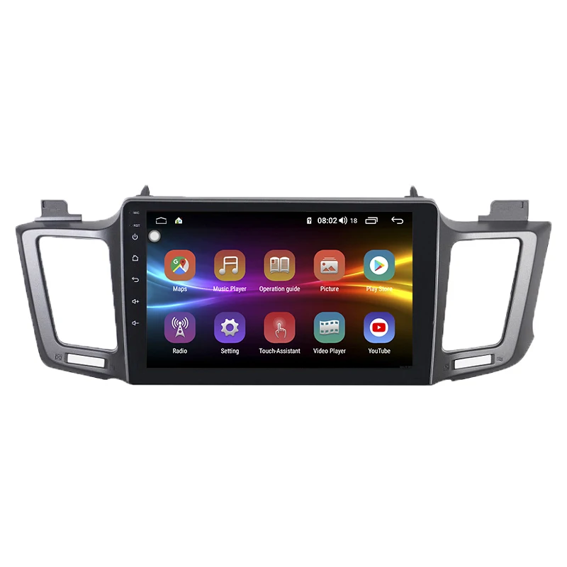 RAV4 Android 9,0 octa core 4+ 64G gps навигация Мультимедиа Радио для 2013- TOYOTA RAV4