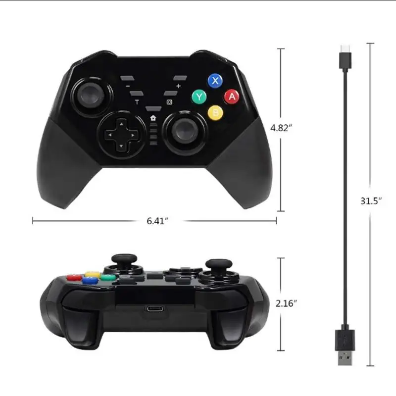 ALLOYSEED беспроводной игровая подставка Bluetooth Программирование игровой контроллер геймпад джойстик ручка Совместимость для Nintend
