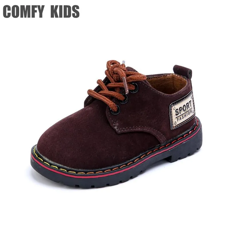 Chaussures en cuir pour bébés 21 à 25 pouces | Chaussures confortables et à semelle souple, à la mode, chaussures pour petits garçons, nouvelle collection
