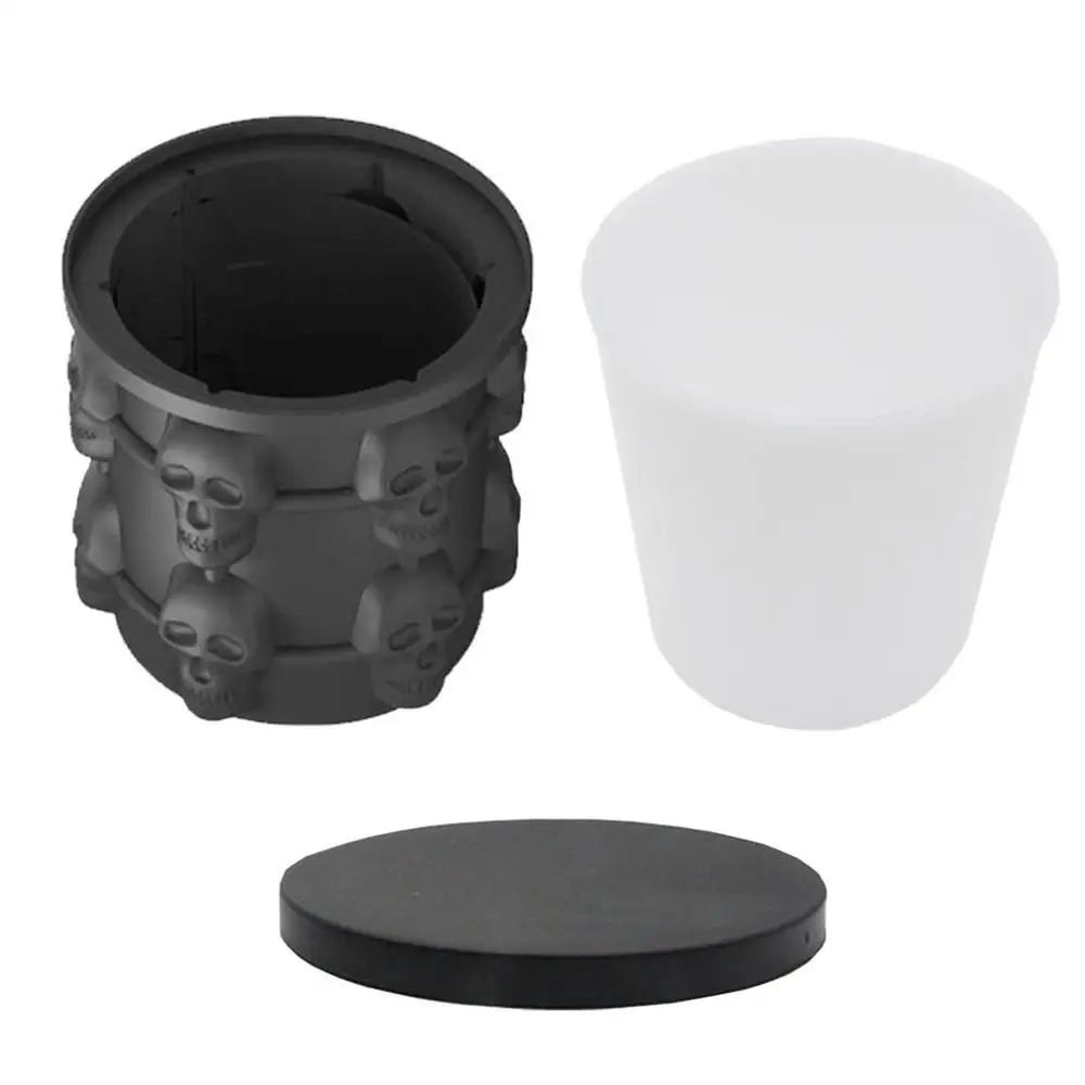 

Practical Design Soft Silicone Magic Ice Cube Maker Ice Buckets Home Kitchen Dining Bar Space Saving Storage Bucket Tools