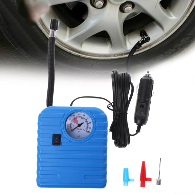 DC 12V Auto Tyre Inflatable Pump Mini Emergency High Pressure Tire