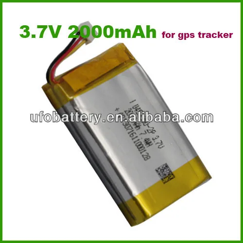 5 шт. оптовая продажа с фабрики 453350 2p 2000mAh 3 7 V литий-полимерный аккумулятор для gps