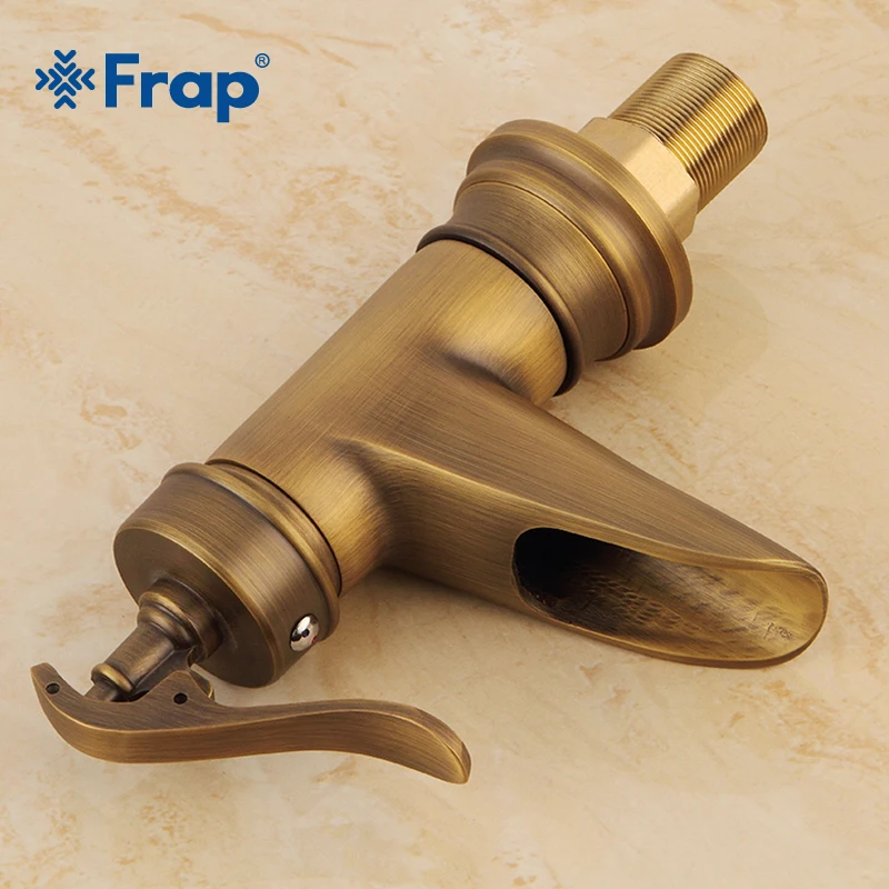 FRAP Golden Arts кран с одной ручкой смеситель для кухни и ванной раковины на бортике