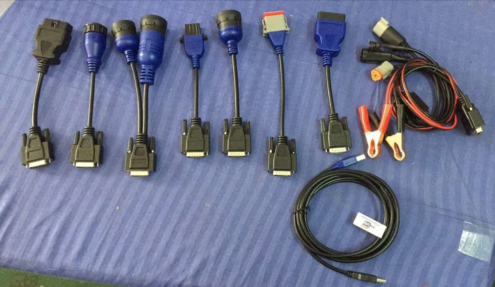 

for NEXIQ Full cables for NEXIQ USB Link 125032 for Nexiq Truck diagnostic Tool 9 cables