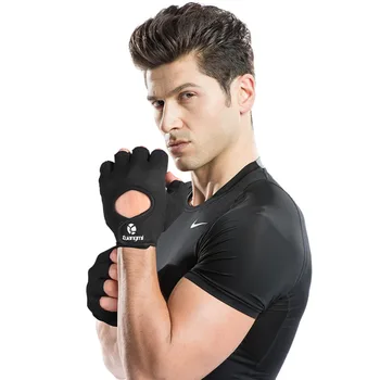 

Kuangmi Anti-slip Breathable Half Finger Fitness Gloves Gym Weightlifting Cycling Bodybuilding Sports Training Gloves Men Women