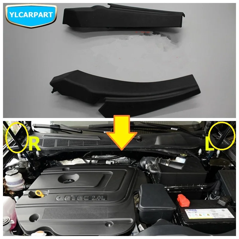 

For Geely Emgrand 8,EC8,E8,Car Car windshield deflector,Ventilation cover side trim panel