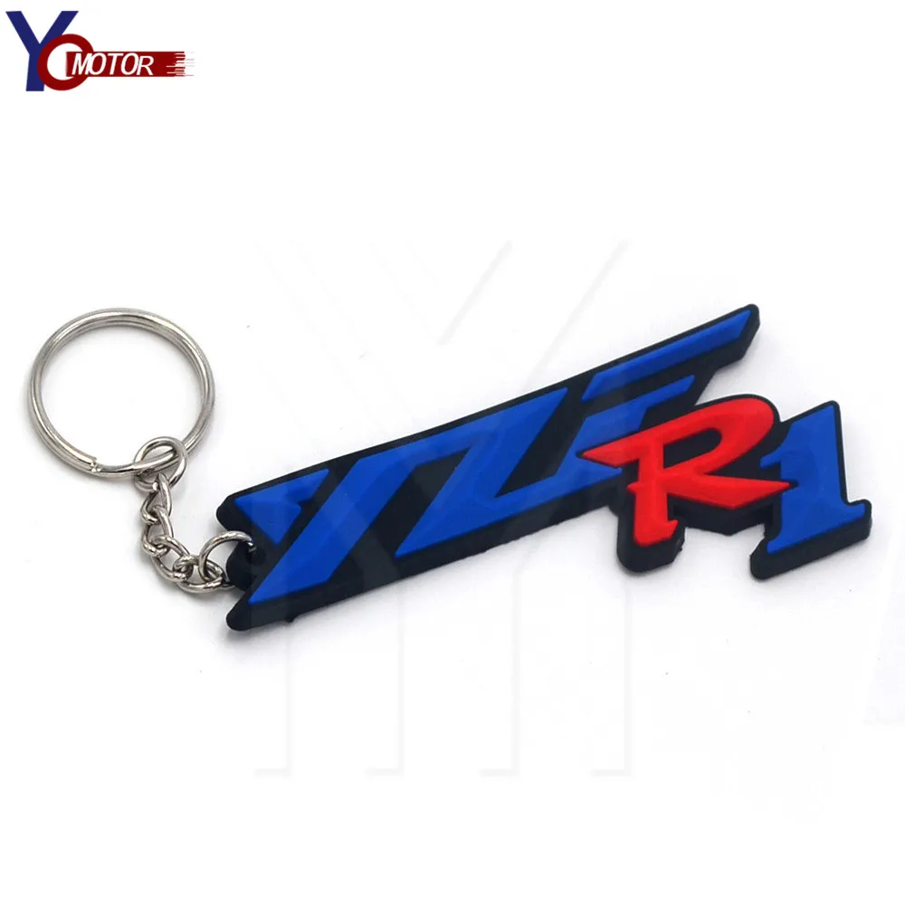 Резиновый брелок для ключей YAMAHA YZF R6 R1 KAWASAKI Suzuki GSXR HONDA CBR BMW DUCATI|Накладки и