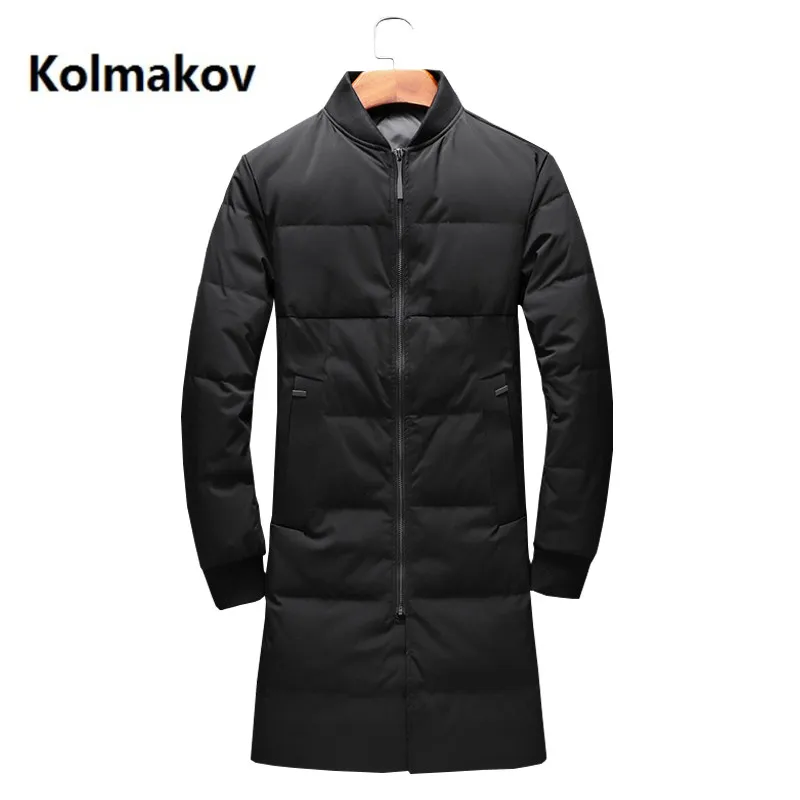 Мужская одежда KOLMAKOV Новое поступление 2018 пальто на 90% белом утином пуху зимние