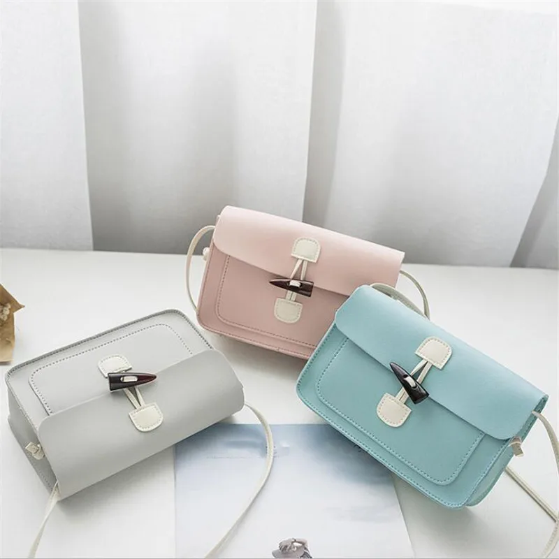 

Hot Sale Women Bag PU Packet Mini Casual Small Square Packet Small Fresh Shoulder Bag Messenger Packages Mobile Phone Package