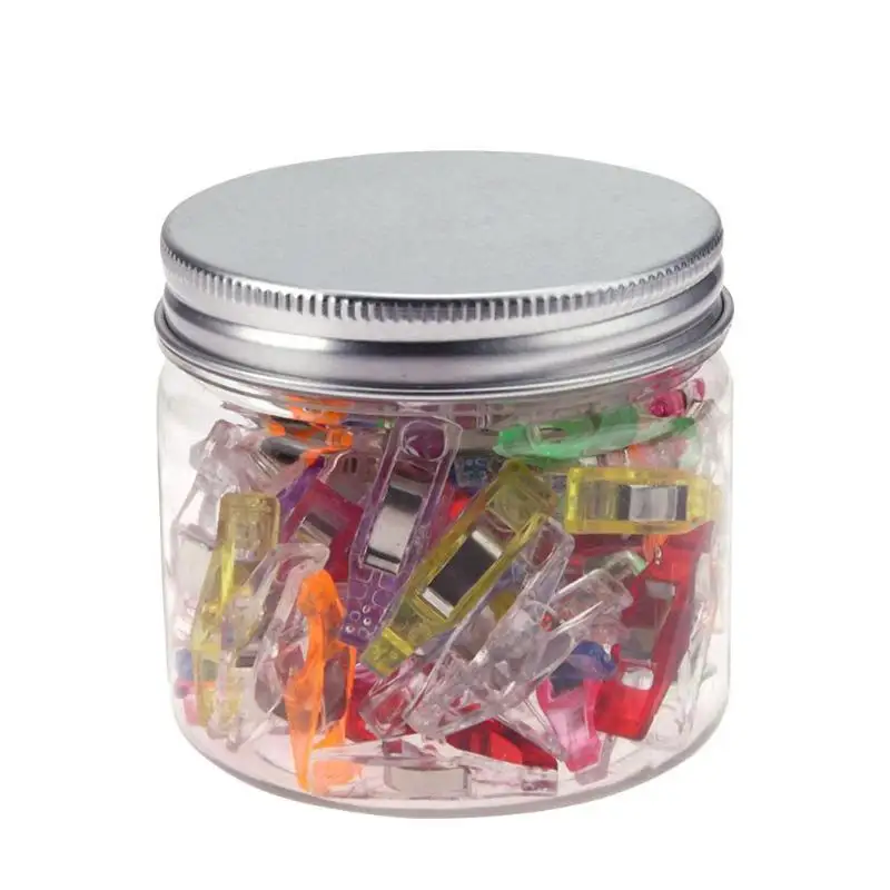 

50Pcs Mixed Color Plastic Wonder Clips Holder for DIY Patchwork Fabric Quilting Craft Sewing Knitting Garment Clips