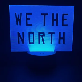 

Led Night Light Game of Thrones We The North for Office Room Decor Nightlight Touch Switch Color Changing Atmosphere Lamp 3d