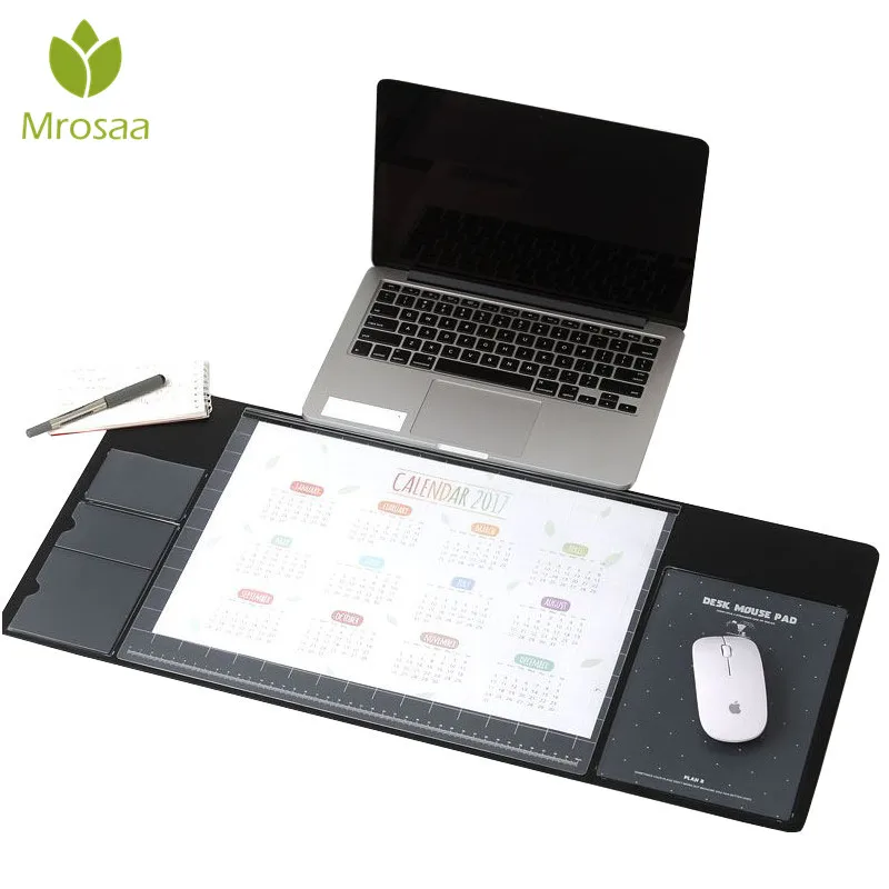  Mrosaa Candy Color Office Mat Multifunctional Weekly Planner Organizer Desk Table Storage Memo Mat 
