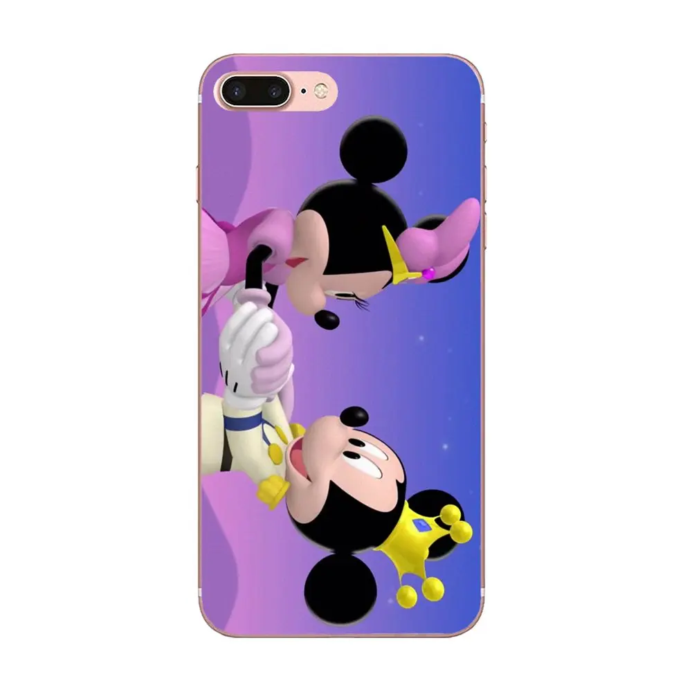 Micky Minnie Mouse для Galaxy Alpha Core Note 2 3 4 S2 A10 A20 A20E A30 A40 A50 A60 A70 M10 M20 M30 мягкие чехлы мобильных