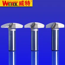 Weitol 1 pcs 12.7 mm wood cutting tools CNC Carbide tip Slotting bits CNC engraving machine thin professional Round bottom bit