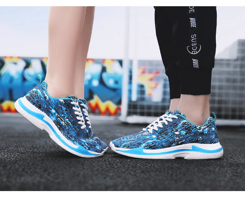 Новые осенние качественные камуфляжные дышащие кроссовки из ткани мужская спортивная обувь для мужчин Спортивная обувь для спортзала