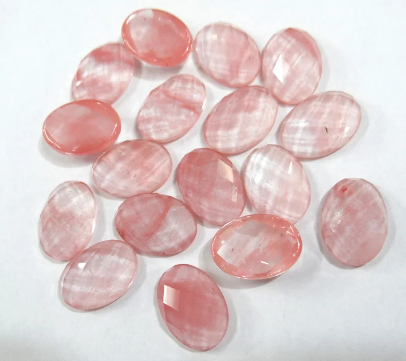 

Wholesale 30pcs/lot natural tiger eye stone mixed Oval CABOCHON cut faceted beads for jewelry accessories making 13x18mm