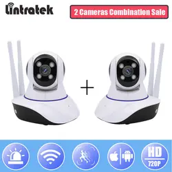 Lintratek наблюдения Wi-Fi IP камера беспроводной HD 720 P Мини безопасности CCTV камера ptz Wi-Fi видеоняня Onvif IP Cam #20
