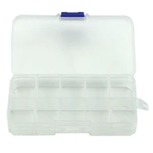 2 шт. 10 отсек Блесен снасти Крючки для хранения приманок Пластик коробка прозрачная подвижная аксессуары рыболовные снасти Коробка A70
