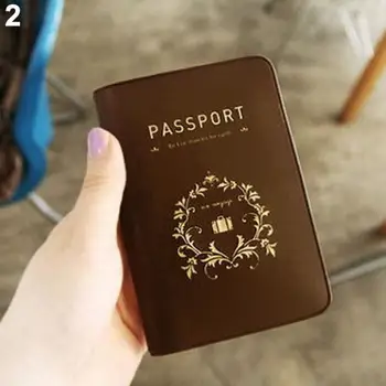 

2019 New Design Travel Utility Simple Passport ID Card Cover Holder Case Skin PVC Gifts 9R2P