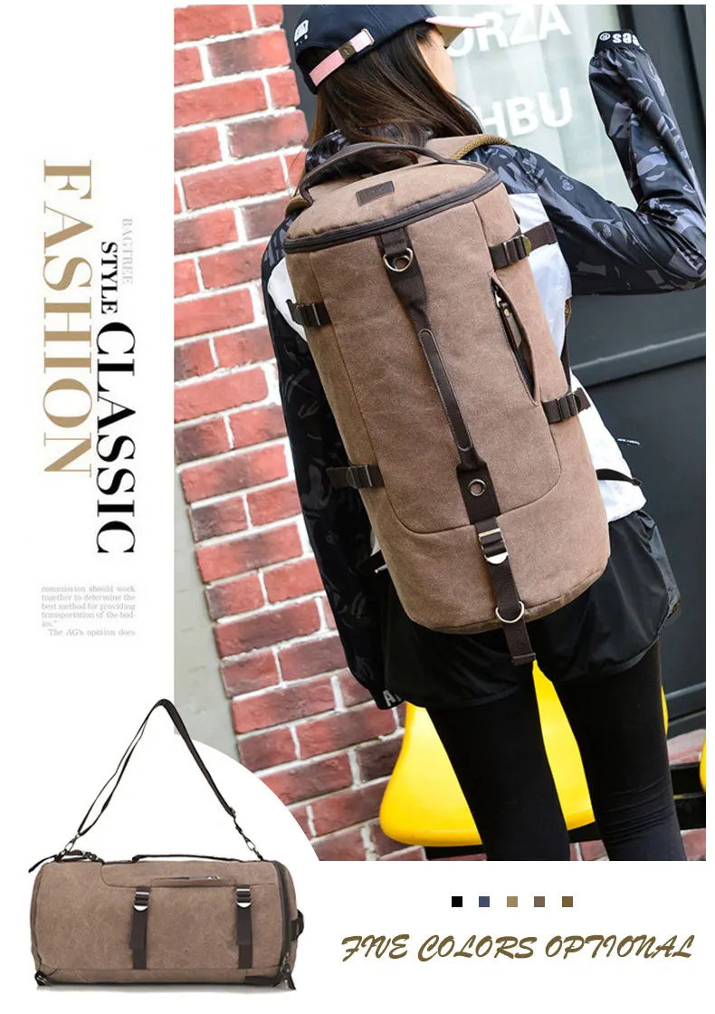 Capacidade de Escalada Redondo à Prova Lona dos Homens Grande Bolsas Balde Dwaterproof Água Viagem Duffel Bolsa Ombro Mala Bagagem Pacote Esporte Xa28d 5 viagem duffel bolsa ombro mala bagagem pacote esporte xa28d