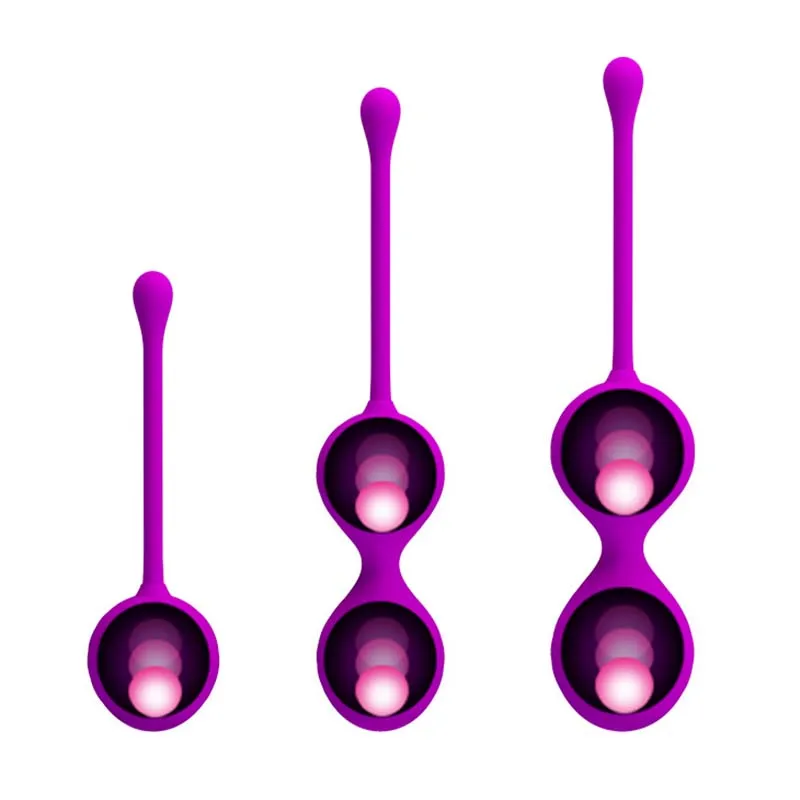 Silicone Kegel BallsSmart Love Ball for Vaginal Tight Exercise Machine Vagina ExcerciserBen Wa Balls of Sex Toys for Women
