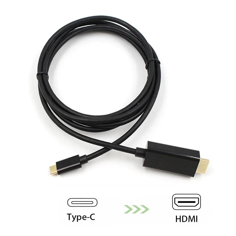 1 8 метров Тип C к видеокабель Hdmi Usb 3 Кабель м 4 x 2 поддержка к|Адаптеры Type-C| |