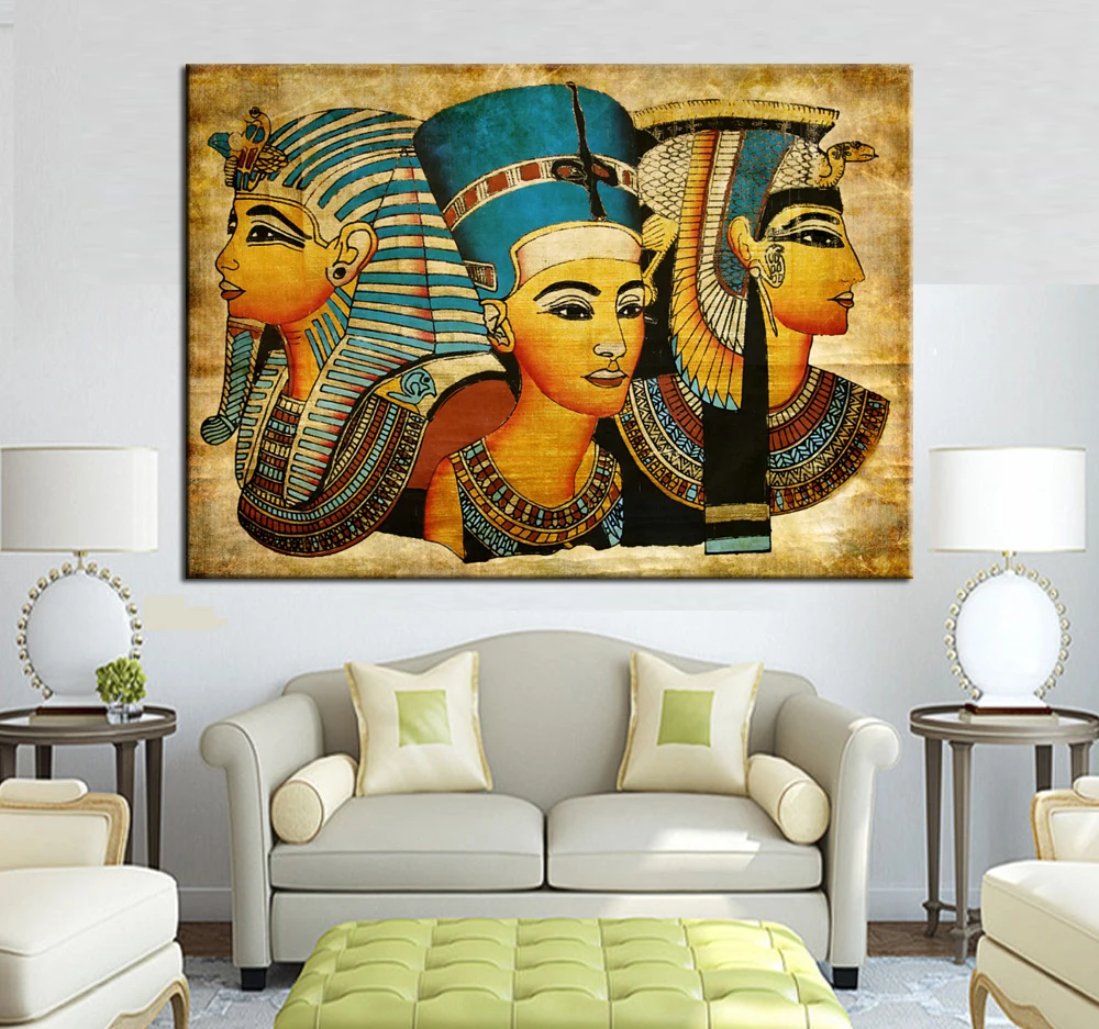 Online Get Cheap Egyptian Wall Painting Aliexpress Alibaba with Cheap Egyptian Home Decor