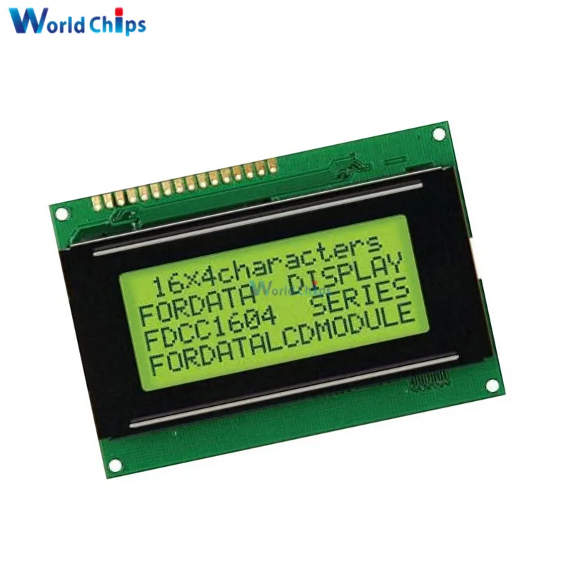 2PCS LCD 1604 16x4 Character LCD Display LCM Blue Blacklight 5V for Arduino 