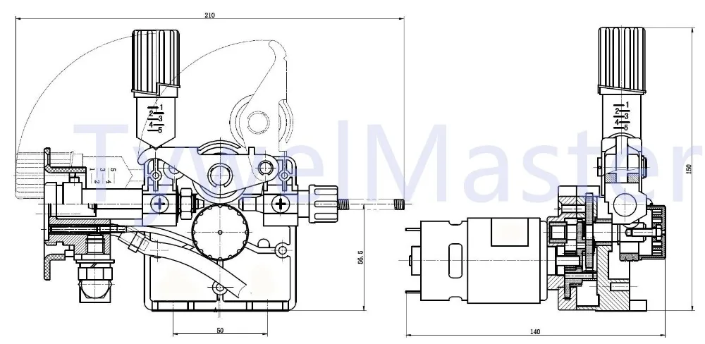 Проволочный питатель DC 12V сварочная проволока Подающая сборка для Mig/MAG сварочный аппарат