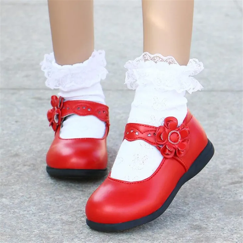Weoneit детская Студенческая обувь для девочек школьная черная кожаная обувь для девочек модные туфли принцессы Детские классическая форма Sinlge обувь
