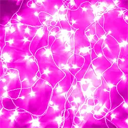 22 м 200 светодиодный Розовый Строка сказочных огней Рождество Свадьба Garden вечерние пасхальные