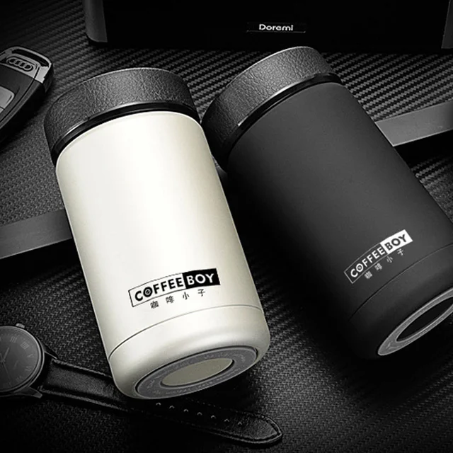 Coffee Boy 400ml Businee Men thermos for tea stainless steel vacuum