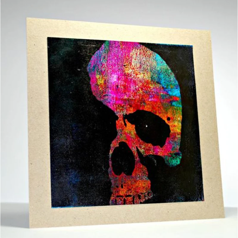 

Half Skull Stencil for DIY Scrapbooking Album Photo DIY Paper Card Craft Fun Plastic Templates Decoration 2019 6x6 inch