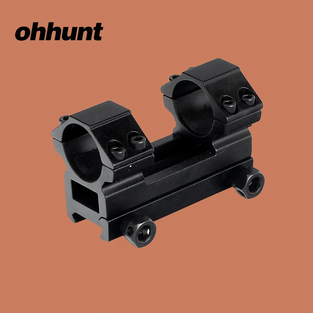 

ohhunt Hunting Scope Mount Rings Medium 25.4mm Diameter Picatinny Weaver Rail for Optical Sights Riflescope Flashlight Laser