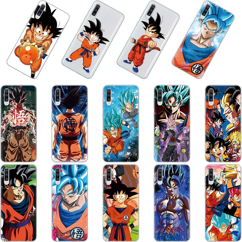 

Dragon Ball Z Super DBZ Goku For Samsung Galaxy A70 2019 Soft TPU fundas For Samsung A70 6.7" Cover Coque A 70 A705 A705 F Case