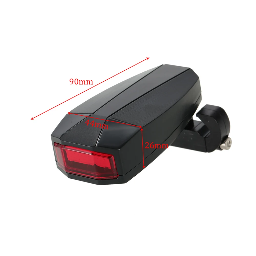 Sale Bike Taillights Intelligent Anti-Theft Bicycle Alarm LED Cycling Strobe Warning Electric Bell with Wireless Remote USB 9