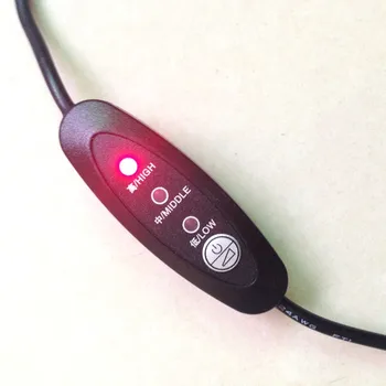 

NEW 1PC 5V~12V Electric Heating Clothes Thermostat Switch for Heated Gloves Belt Kneepad Seat Thermostat Temperature Controller