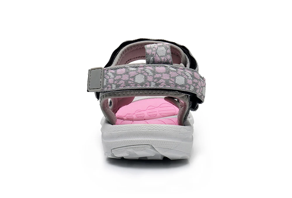 Apakowa Unisex Little Kid Boys Girls Summer Peep-Toe Beach Walking 3 Strap Sport Sandals Child Washable Quick Drying Water Shoes