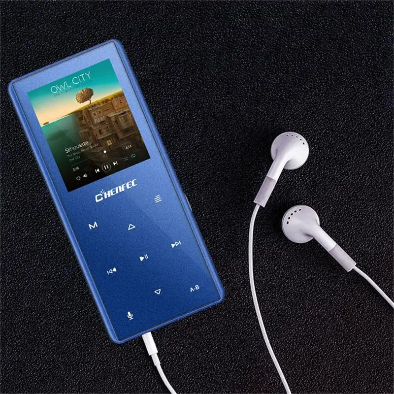 MP3-плеер Bluetooth 4,2, металлическая сенсорная кнопка, музыкальный плеер, 8 ГБ/16 ГБ/32 ГБ/40 ГБ, встроенный динамик с FM, расширяемая карта TF 128 ГБ